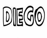 Coloring Diego Pages sketch template