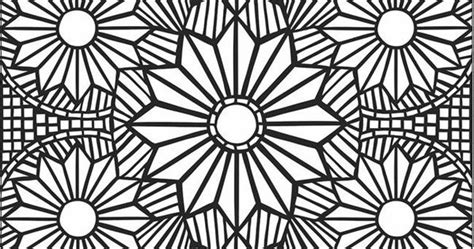 flower mosaic coloring page sacred geometry pinterest coloring