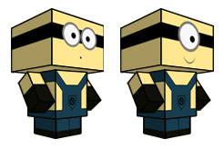 cubee minions papercraft papercraft paradise papercrafts paper models card models