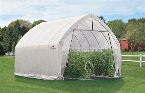 shelterlogic grow  high arch greenhouse  ft   ft outdoor living canada