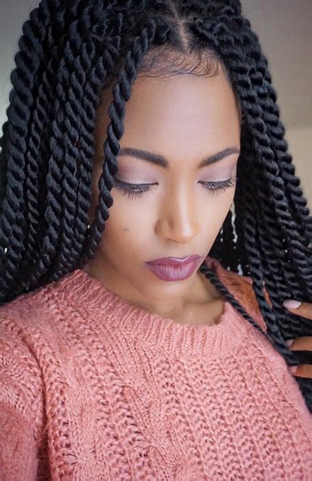 ideas  big twist braids hairstyles home family style
