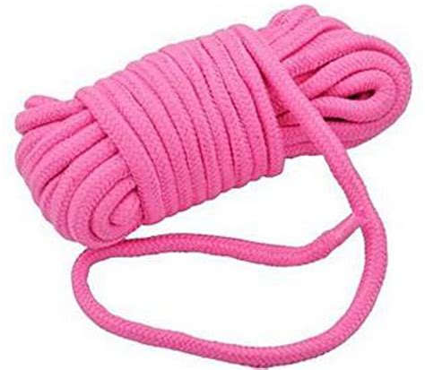 soft pink cotton rope 5m long bdsm play bondage shibari restraints