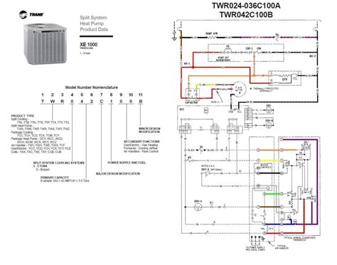trane wiring diagram lookup