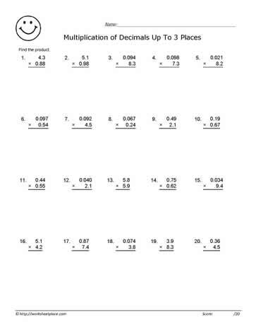 muliplying decimals breadandhearth