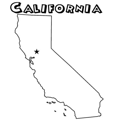 coloring pages california