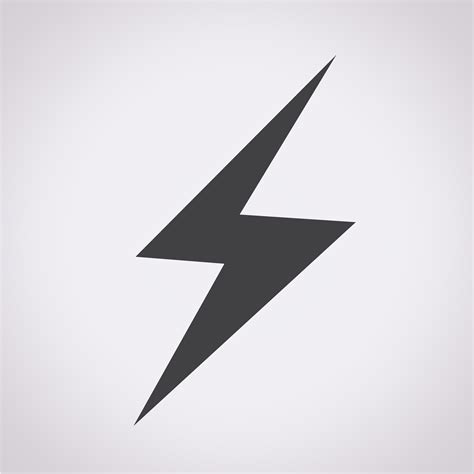 lightning icon symbol sign  vector art  vecteezy