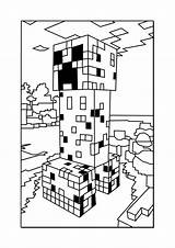 Coloring Pages Enderman Getcolorings Minecraft sketch template