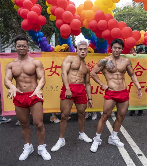 hundreds of thousands attend taiwan pride parade scene