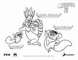 King Julien Madagascar Coloring Mort Pages Maurice Lemur Lemurs Color Quotes Movie Print Tailed Ring Online sketch template