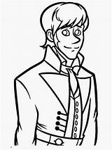 Coloring Pages Frozen Prince Hans Handsome Face Popular Disney Choose Board Coloringhome sketch template