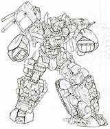 Transformers Bruticus Combiner Imagens Blitz sketch template