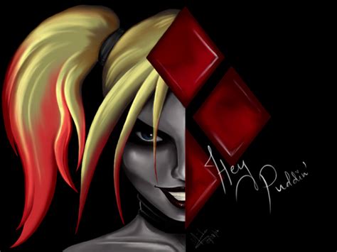 hey puddin harley quinn by miilo18 on deviantart