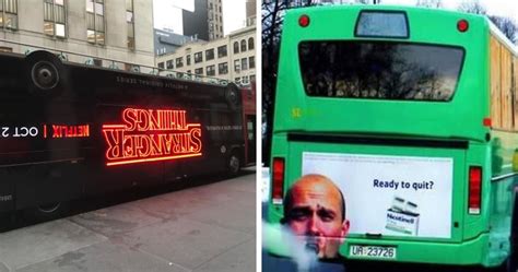 favorite examples  ingenious bus advertising  pics bored panda