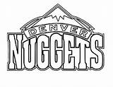 Coloring Nuggets Denver Logo Pages Nba Printable Nike Sports Teams Basketball Cleveland Cavaliers Drawing Clipart Warriors Golden State Color Cavs sketch template