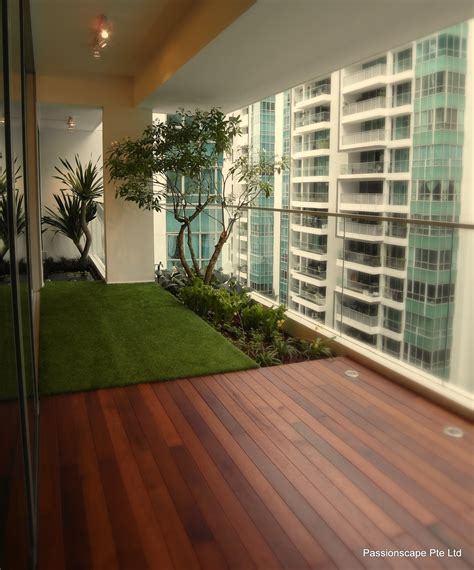 balcony  style  singapore landscape design