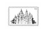 Postzegel Malvorlage Briefmarke Sello Frimerke Francobollo Bilde Timbre Postbode Verschillen Zoek Schoolplaten sketch template