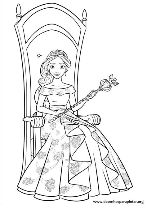 coloring pages  kids  images elena  avalor coloring