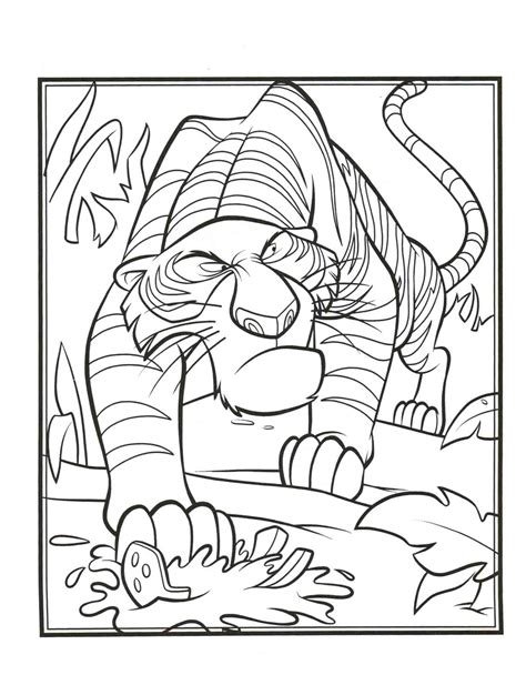jungle book coloring pages books    printable