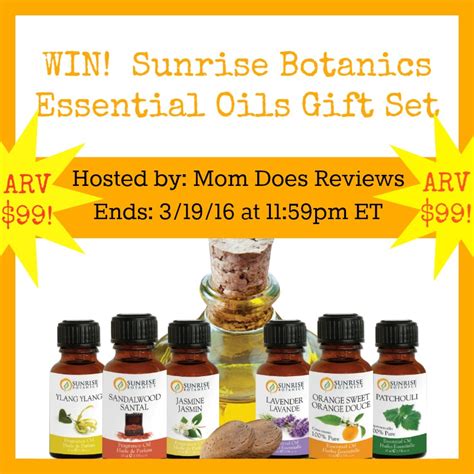Win Sunrise Botanics T Set Arv 99 Ends 3 19 Mom Does Reviews