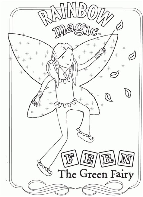 rainbow magic coloring pages    print