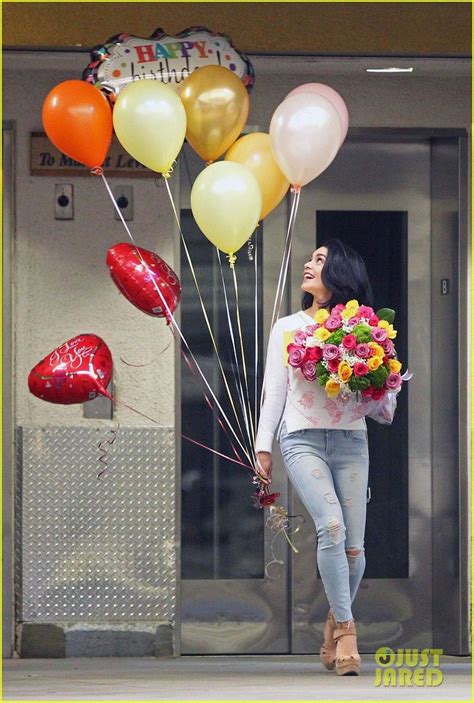 Vanessa Hudgens Mom Bday Balloons Flowers 04  823×1222