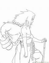 Sasuke Lineart Coloring Pages Coloringpages101 Color sketch template
