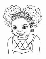Coloring Pages African Kids Girl American Printable Girls Colouring Famous Sheets History Woman Cute Book Africa Books Barbie Color Braids sketch template