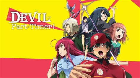 watch the devil is a part timer sub and dub comedy romance anime