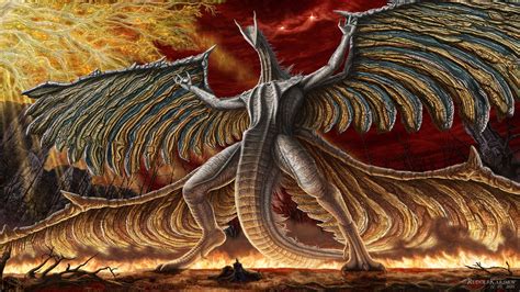 artstation ancient dragon lansseax elden ring fan art