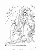 Guadalupe Virgen Coloring Pages La Lady Colorear Dibujo Para Apariciones Printable Color Print sketch template