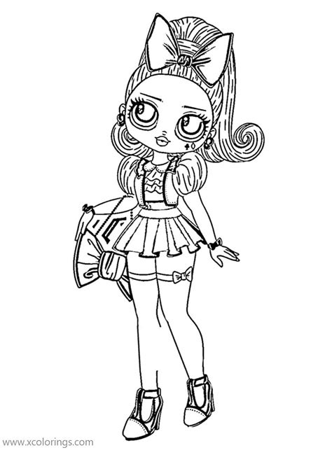 omg doll coloring pages wandering bb xcoloringscom