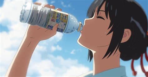 Makoto Shinkai S Your Name Anime Film Promotes Suntory