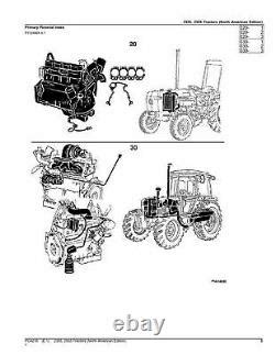 john deere   tractor parts catalog manual