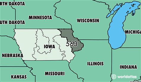 28 Iowa Area Codes Map Maps Online For You