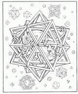 Psychedelic Trippy Ausmalbilder Coloring4free Intermediate Alien Triangles Chameleon Coloringhome Malvorlagen Tessellations sketch template
