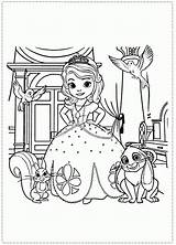 Sofia Coloring Pages First Kids Printable Print Clover Disney Mia Color Sophie Dinokids Junior Birthday Princess Comments Coloringdisney Close sketch template