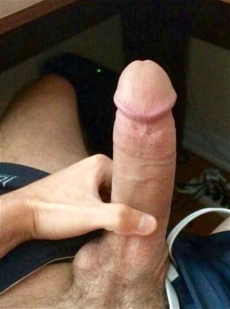 hard cock selfie in bed