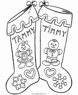 Christmas Coloring Pages Stocking Stockings Gift Dibujos Help Printing Idea Library Books Print sketch template