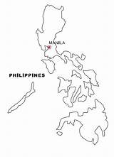 Map Philippines Coloring Sketch Philippine Filippine Color Pages Paintingvalley Reproduced sketch template