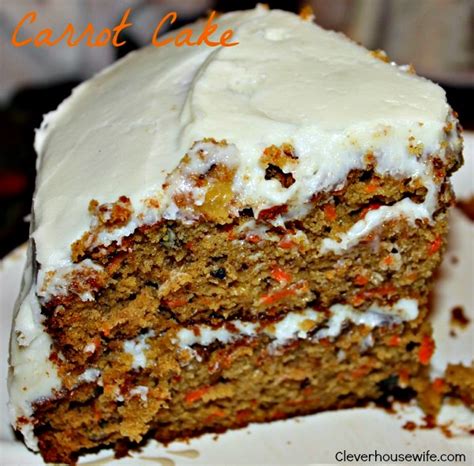 moist carrot cake recipe clever housewife