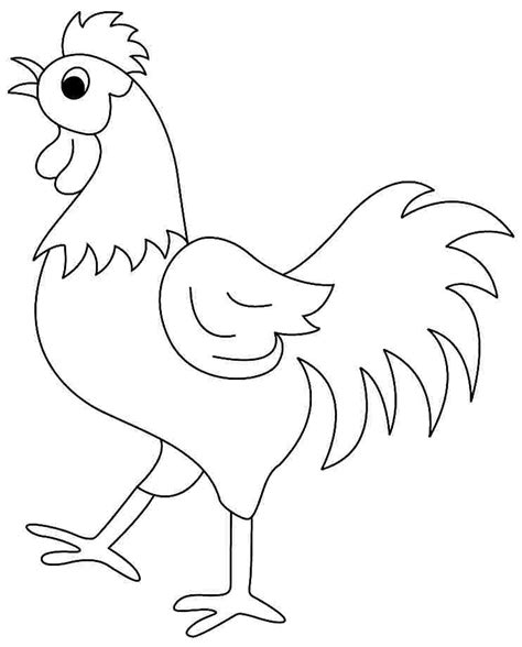 rooster coloring pages  coloring home