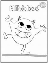 Nibbles sketch template