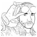 Drake Inks sketch template