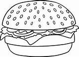 Hamburger Colorear Eten Kleurplaat Cheeseburger Burger Shopkins Colouring Mariette Hamburguesa Chatarra Downloaden sketch template