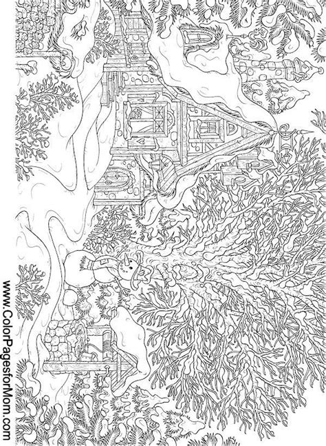 list  landscape coloring pages  adults