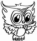 Pages Printable Coloring Owl Cute Things Color Print Monster Baby Owls Sheets Drawing Watercolor Shopkin Easy High Colouring Getcolorings Drawings sketch template