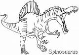 Spinosaurus Coloring Printable Coloringway Via sketch template