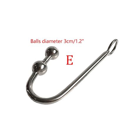 Bdsm Anal Hook And Bondage Handcuffs Customizable Sleek Steel Ball