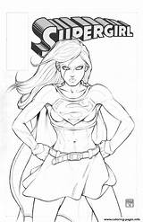Supergirl Coloring Pages Girl Printable Drawing Superwoman Superhero Official Kids Super Print Book Info Color Template Logo Sheet Outline Girls sketch template