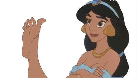 princess jasmine wiggles  toes youtube